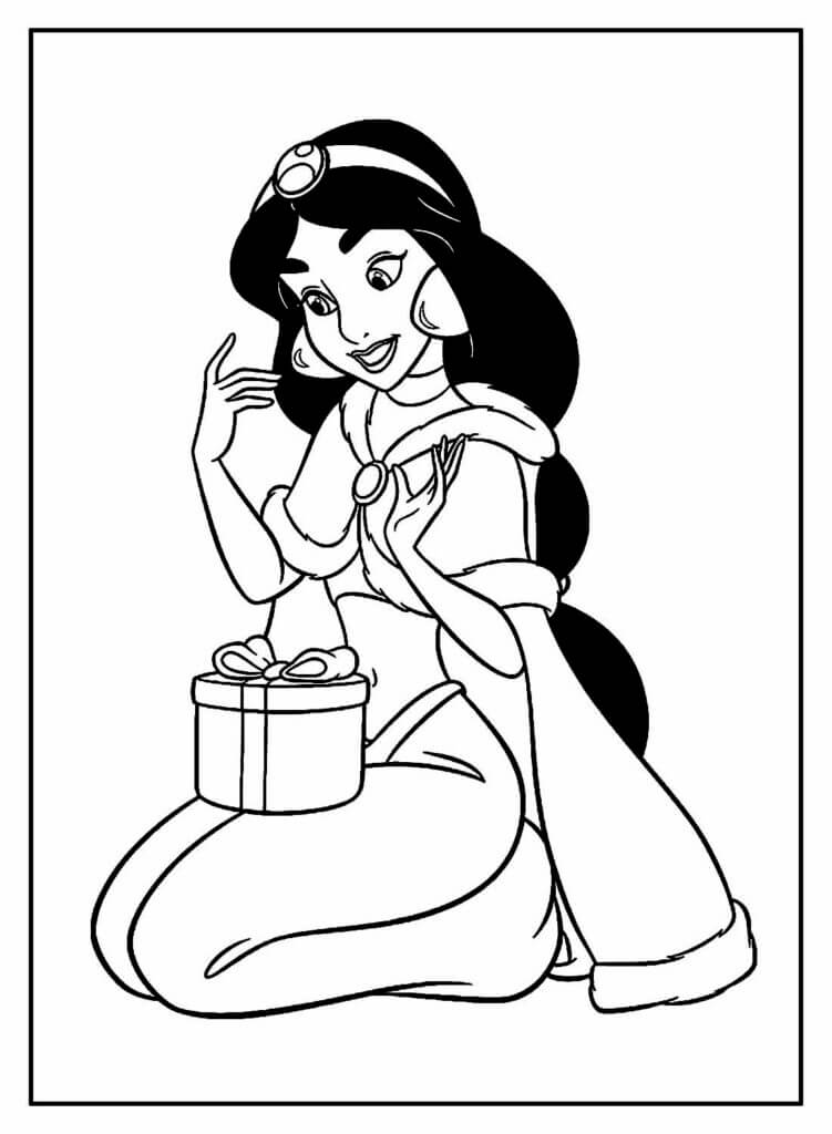 Desenho de Jasmine para imprimir