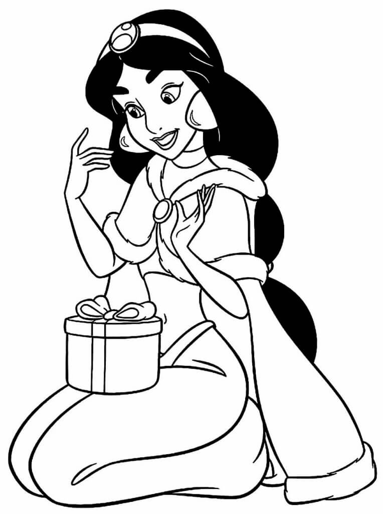 Desenho de Jasmine para imprimir
