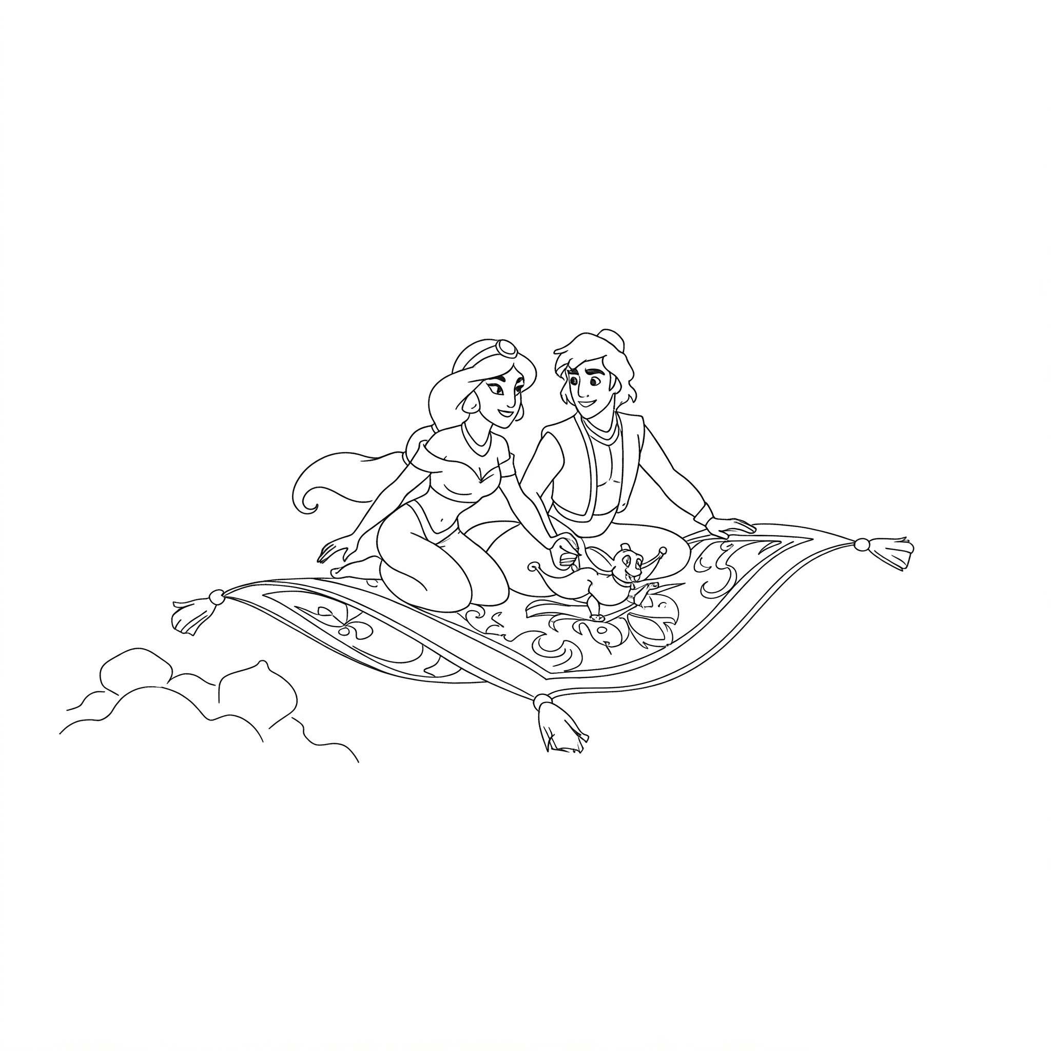 Desenho de Jasmine para imprimir