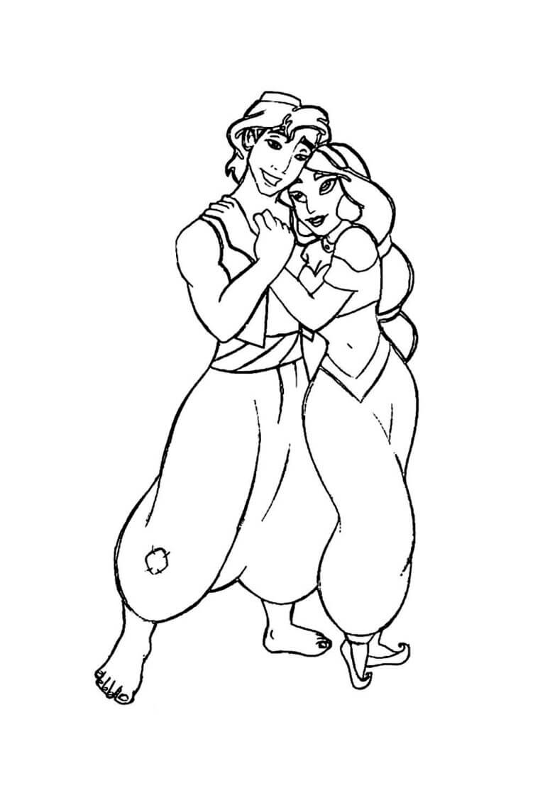 Desenho de Jasmine para imprimir