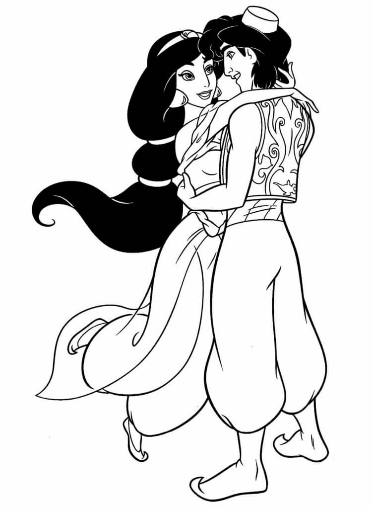 Desenho de Jasmine para imprimir