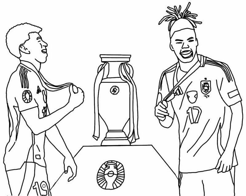 Desenho de Lamine Yamal para imprimir