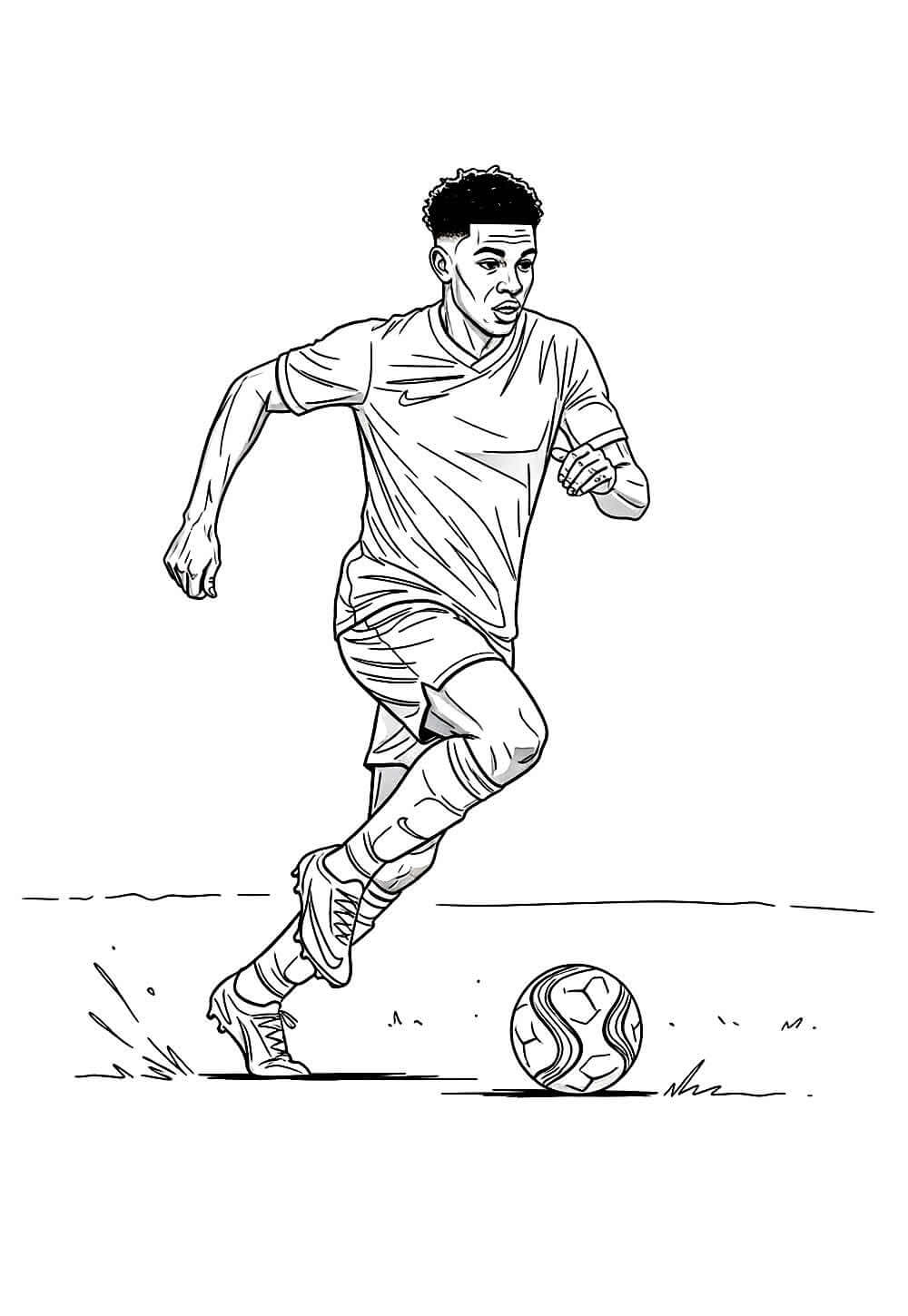 Desenho de Lamine Yamal para imprimir