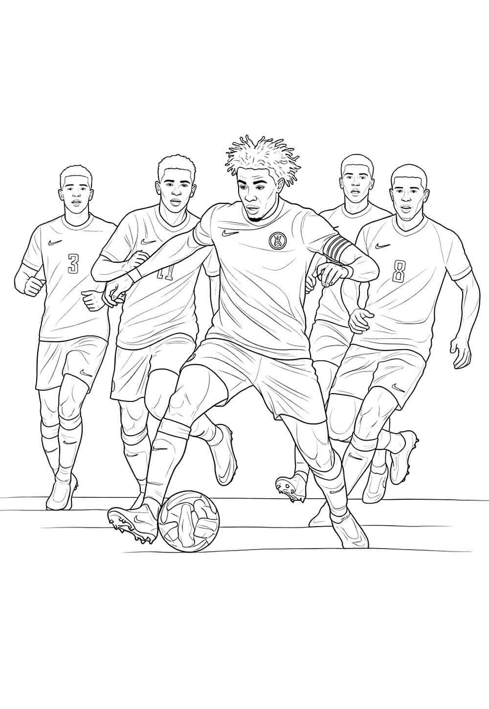 Desenho de Lamine Yamal para imprimir