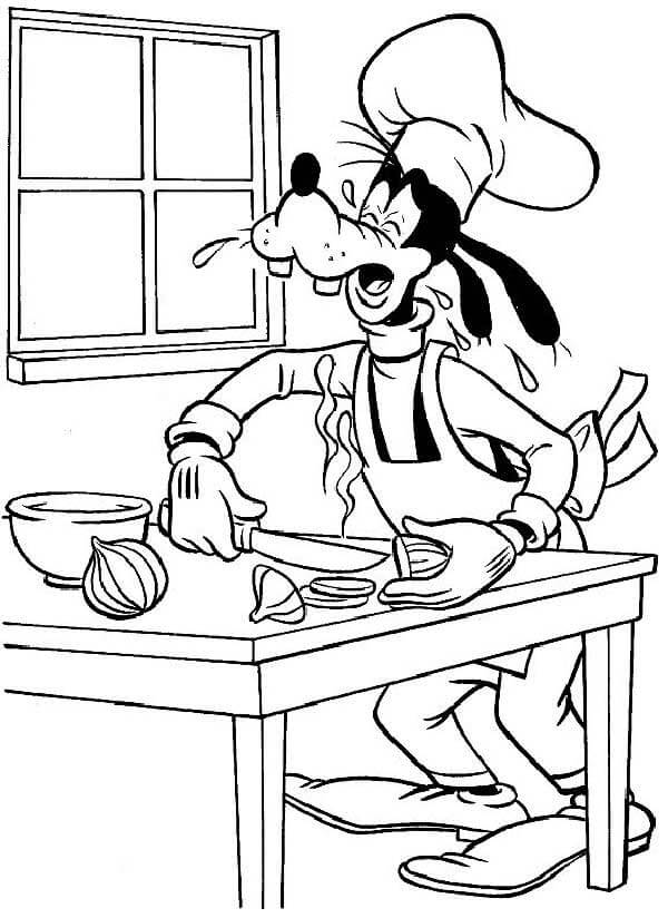 Desenho de Pateta para imprimir