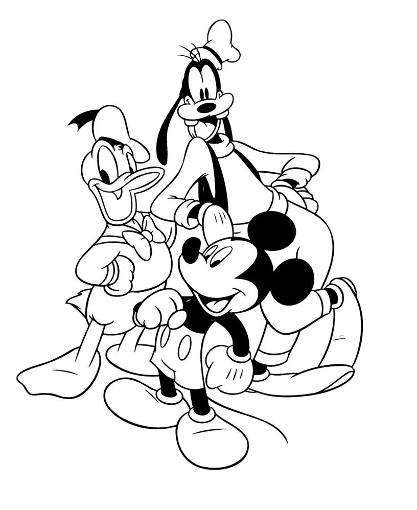 Desenho de Pateta para imprimir
