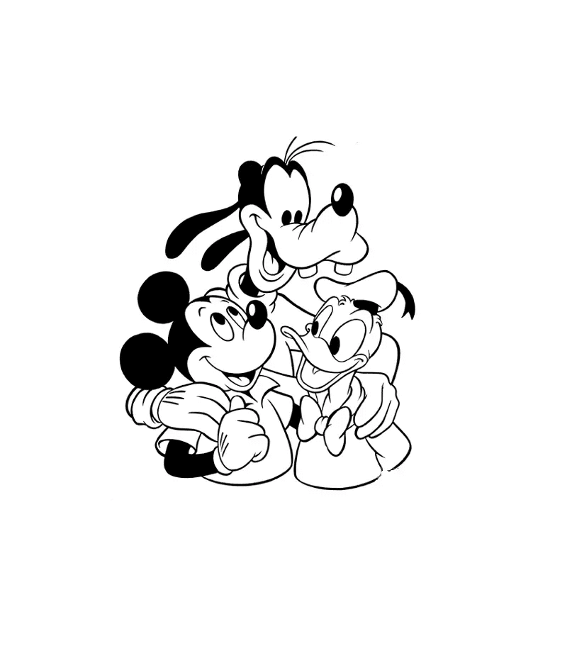 Desenho de Pateta para imprimir