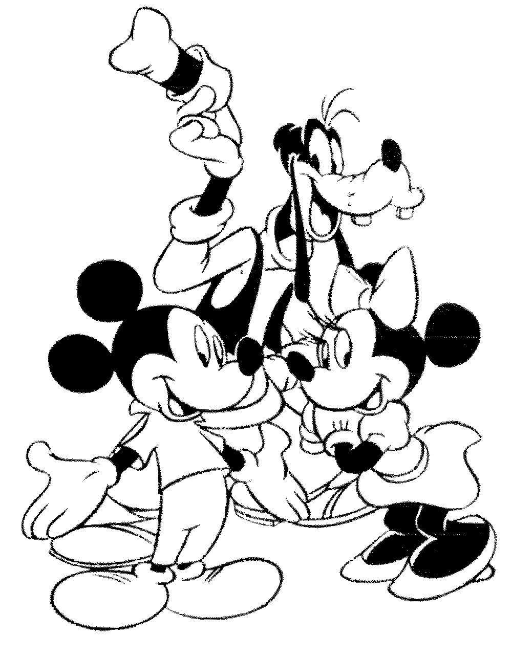 Desenho de Pateta para imprimir