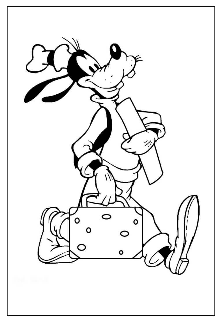 Desenho de Pateta para imprimir