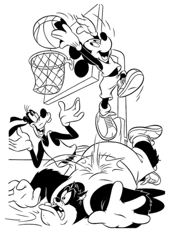 Desenho de Pateta para imprimir