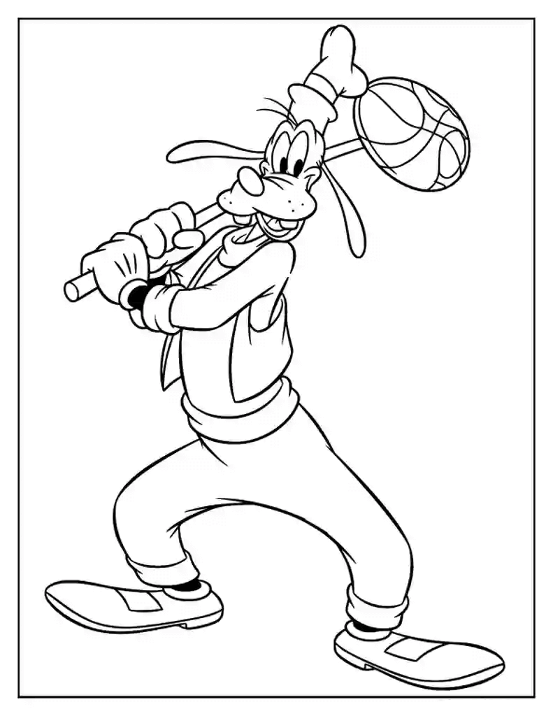 Desenho de Pateta para imprimir