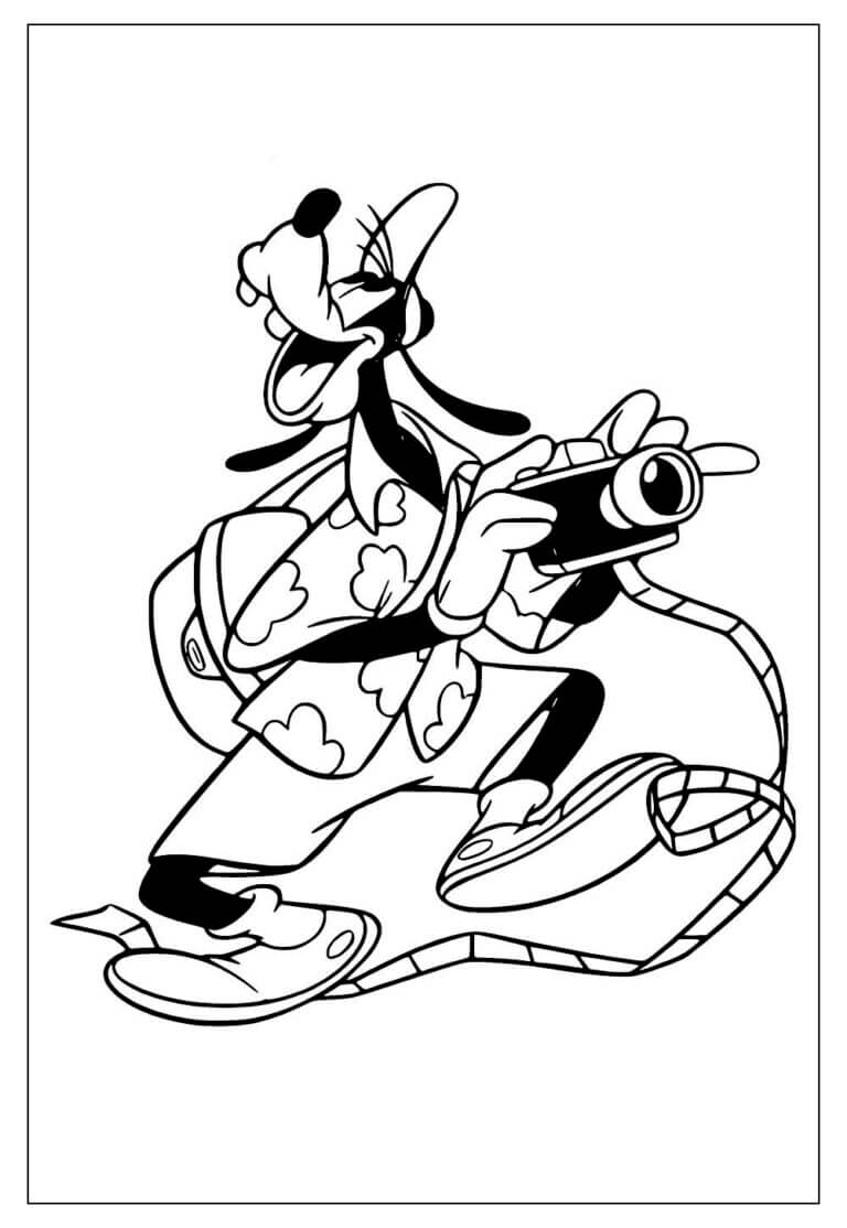 Desenho de Pateta para imprimir