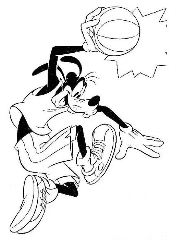Desenho de Pateta para imprimir