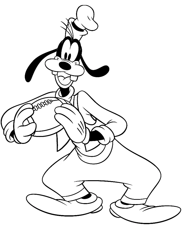 Desenho de Pateta para imprimir