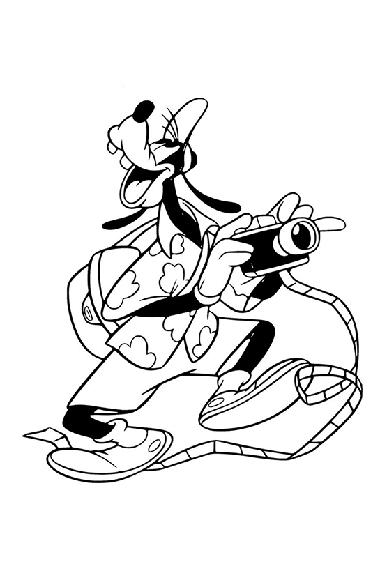 Desenho de Pateta para imprimir