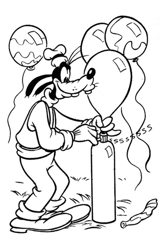 Desenho de Pateta para imprimir