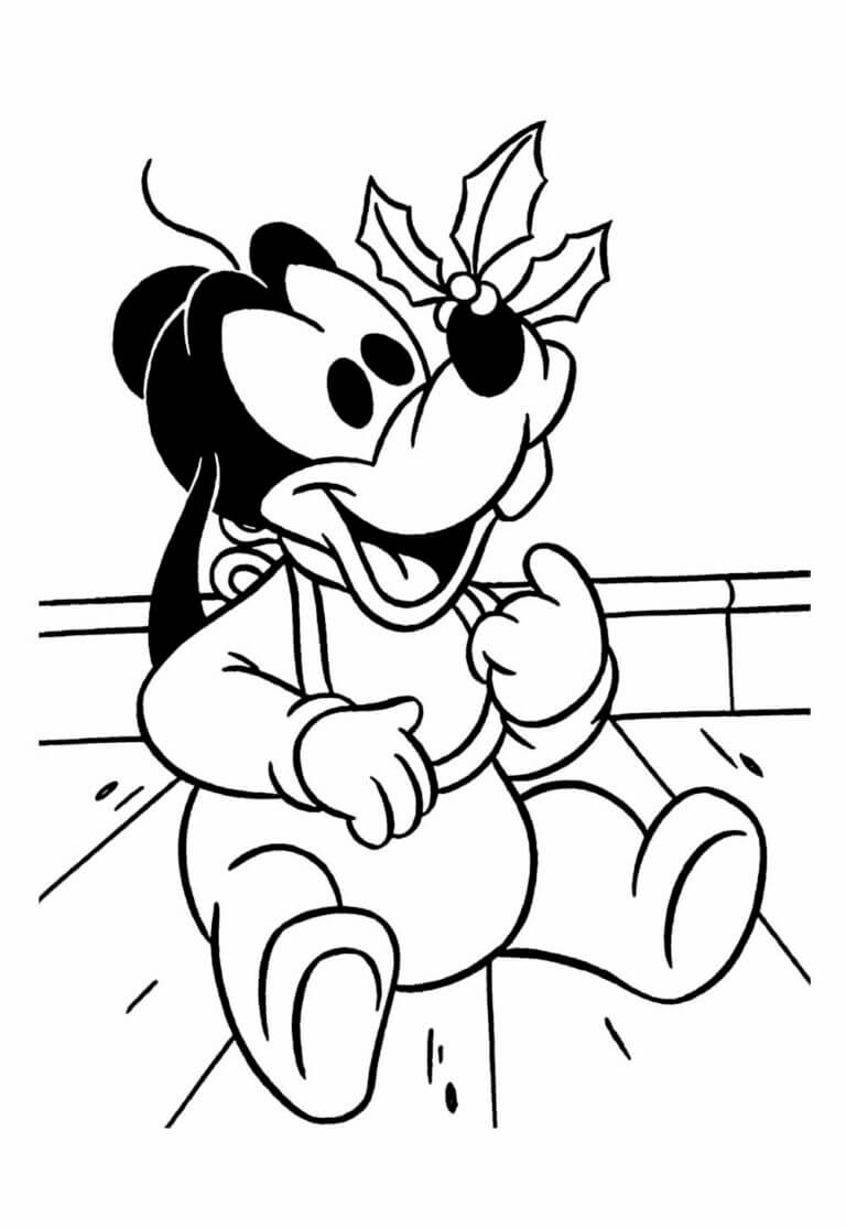 Desenho de Pateta para imprimir