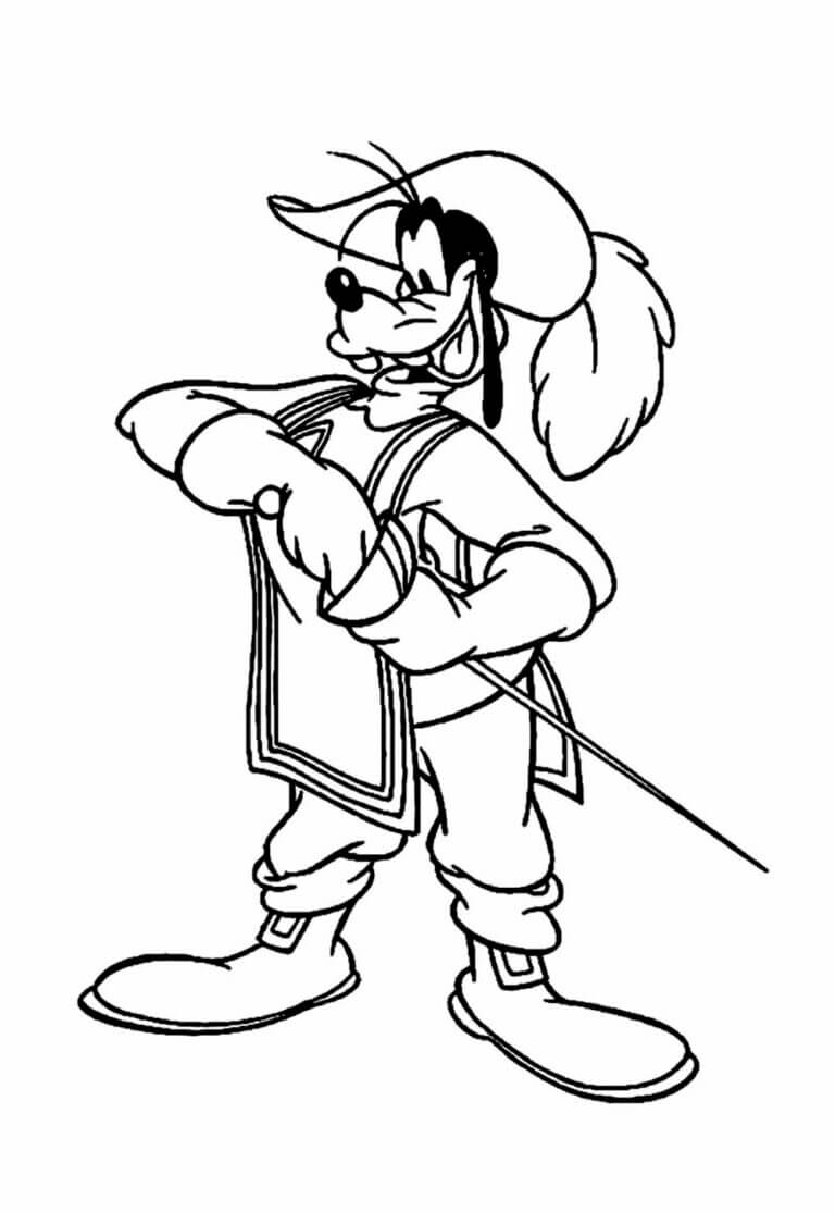 Desenho de Pateta para imprimir