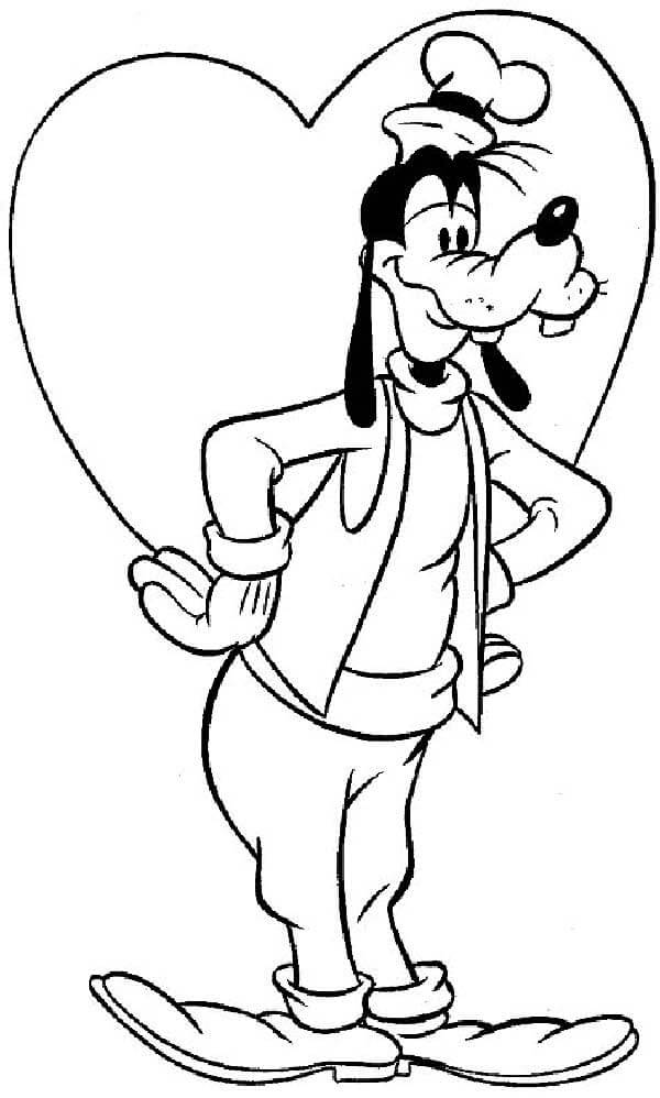 Desenho de Pateta para imprimir