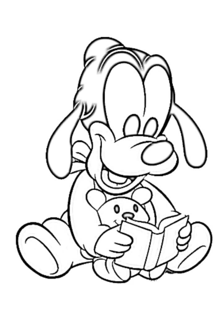 Desenho de Pateta para imprimir