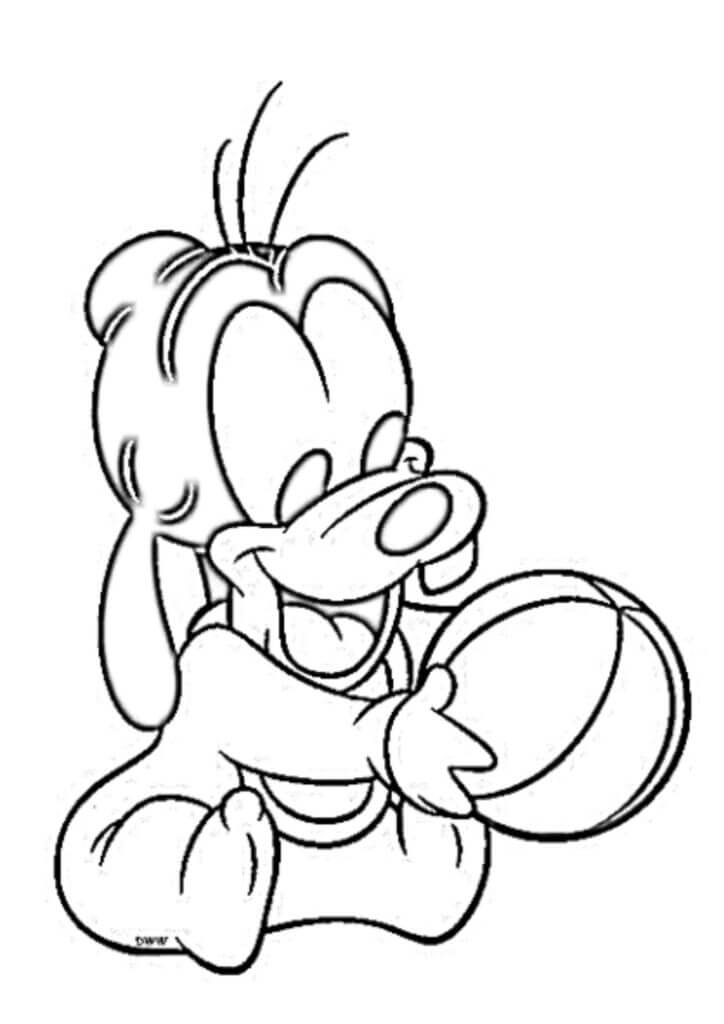 Desenho de Pateta para imprimir