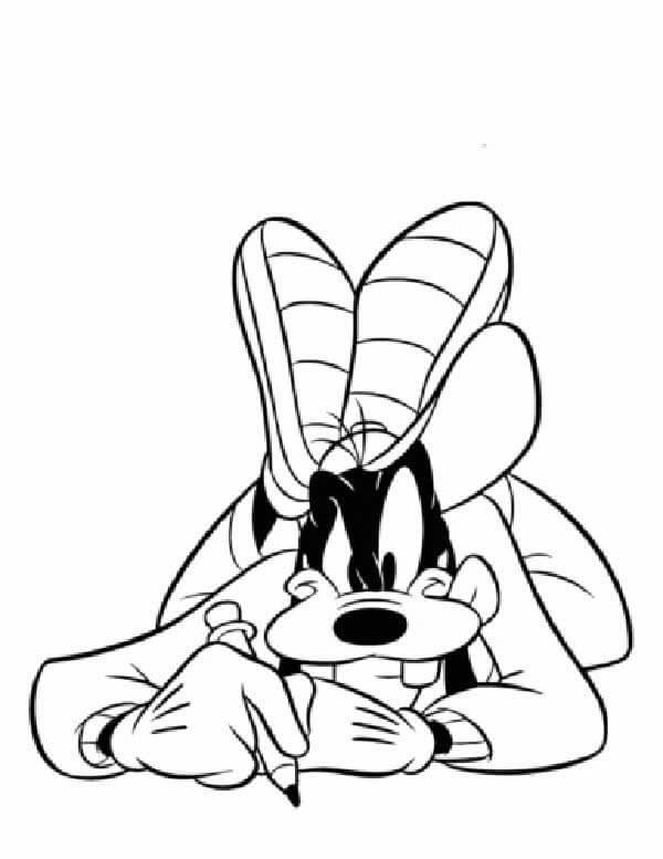 Desenho de Pateta para imprimir