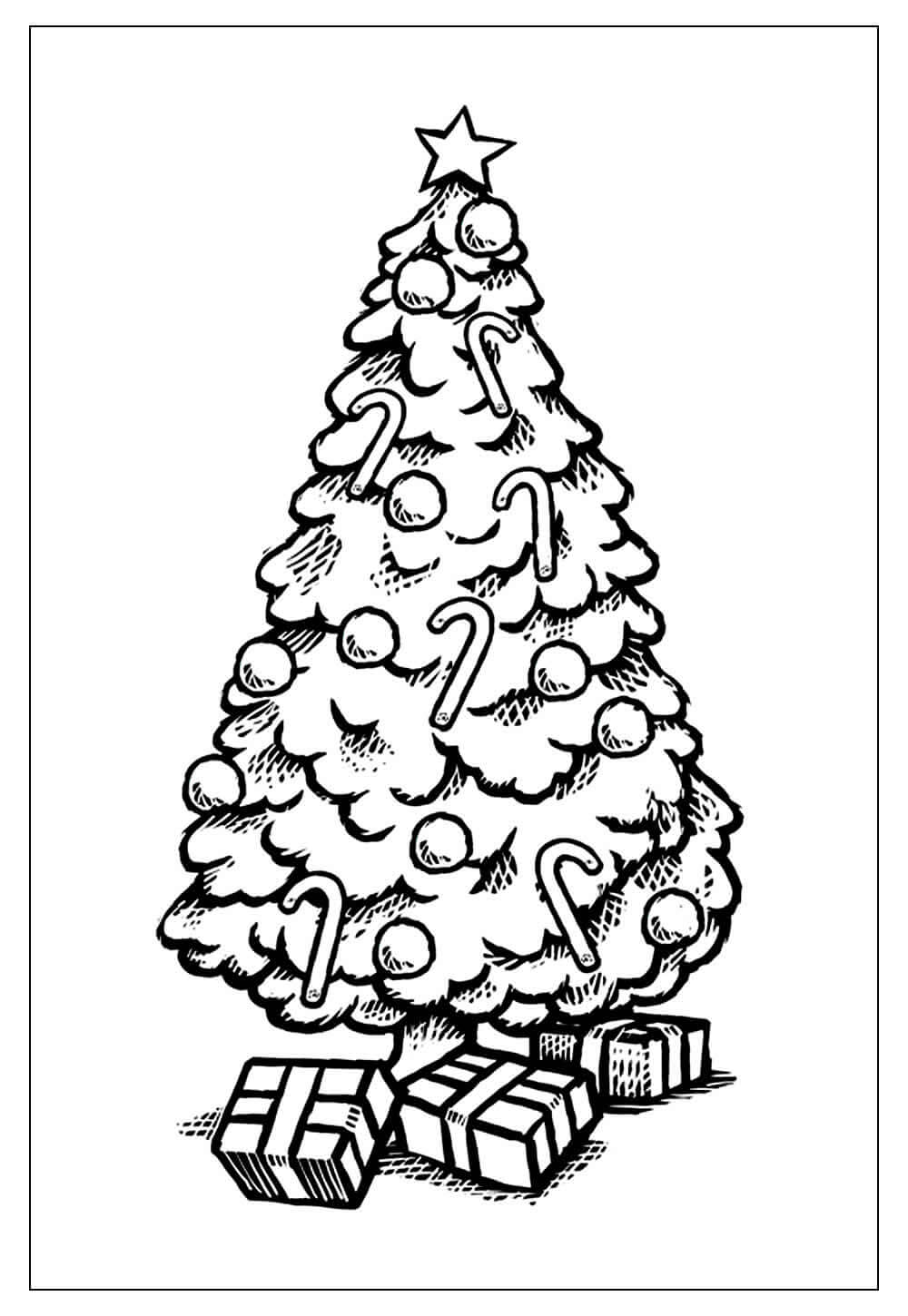Desenho de Natal para imprimir