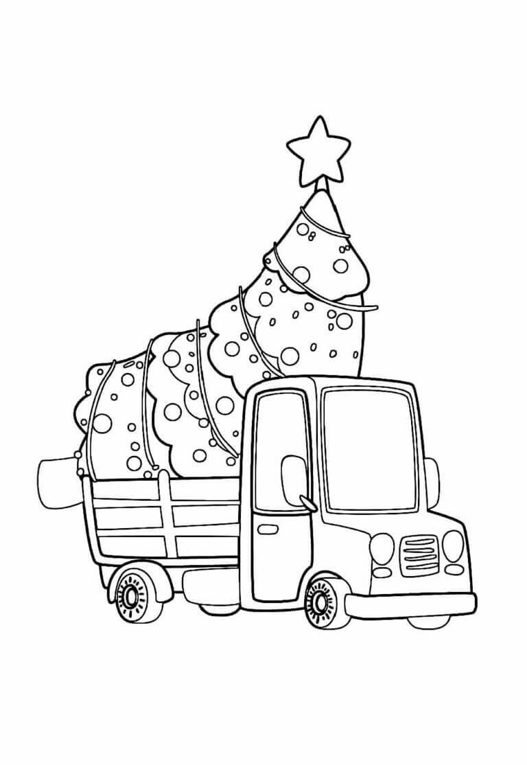 Desenho de Natal para imprimir