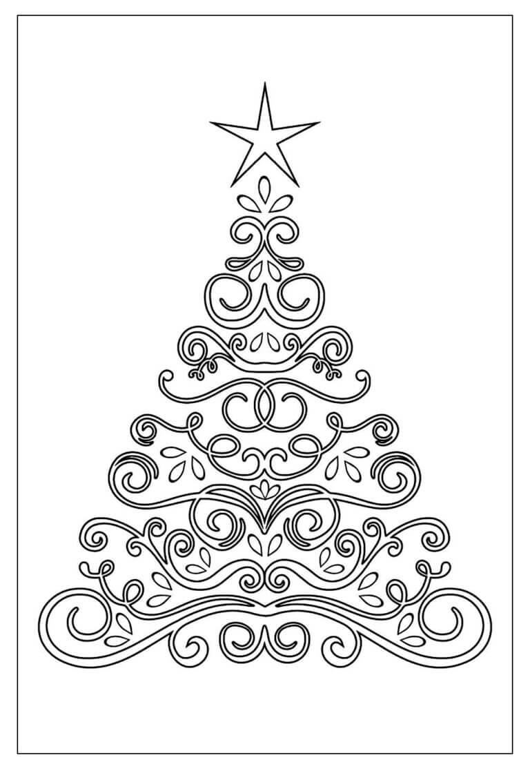Desenho de Natal para imprimir