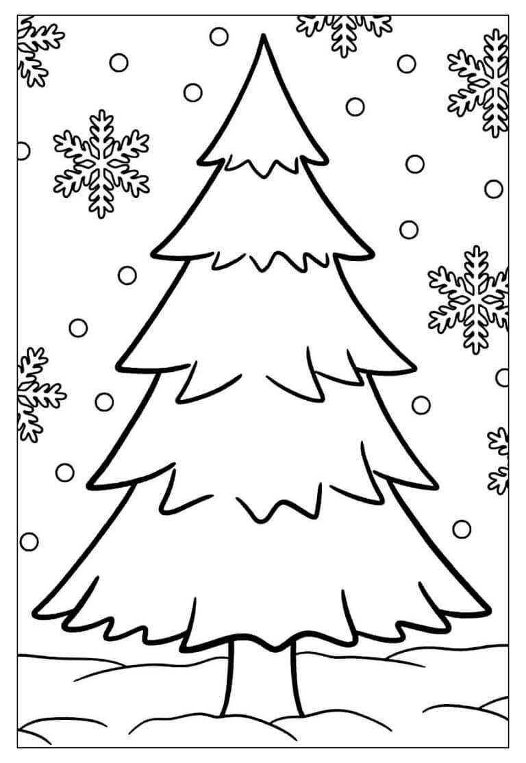 Desenho de Natal para imprimir