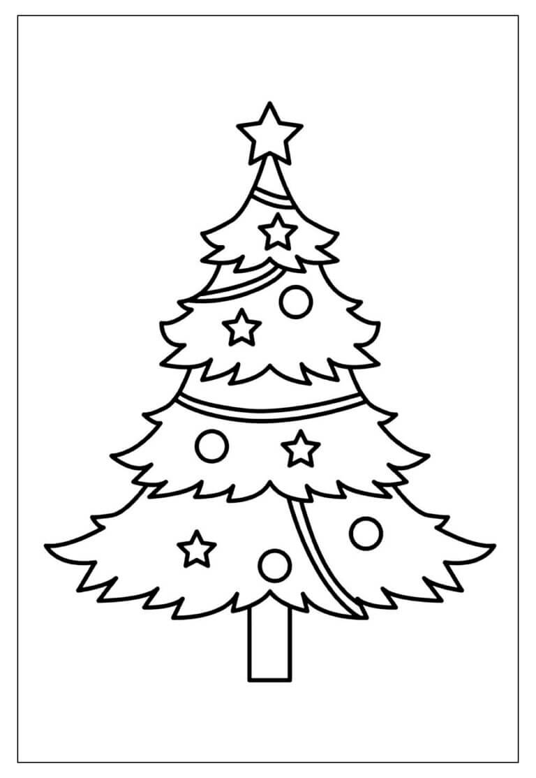Desenho de Natal para imprimir