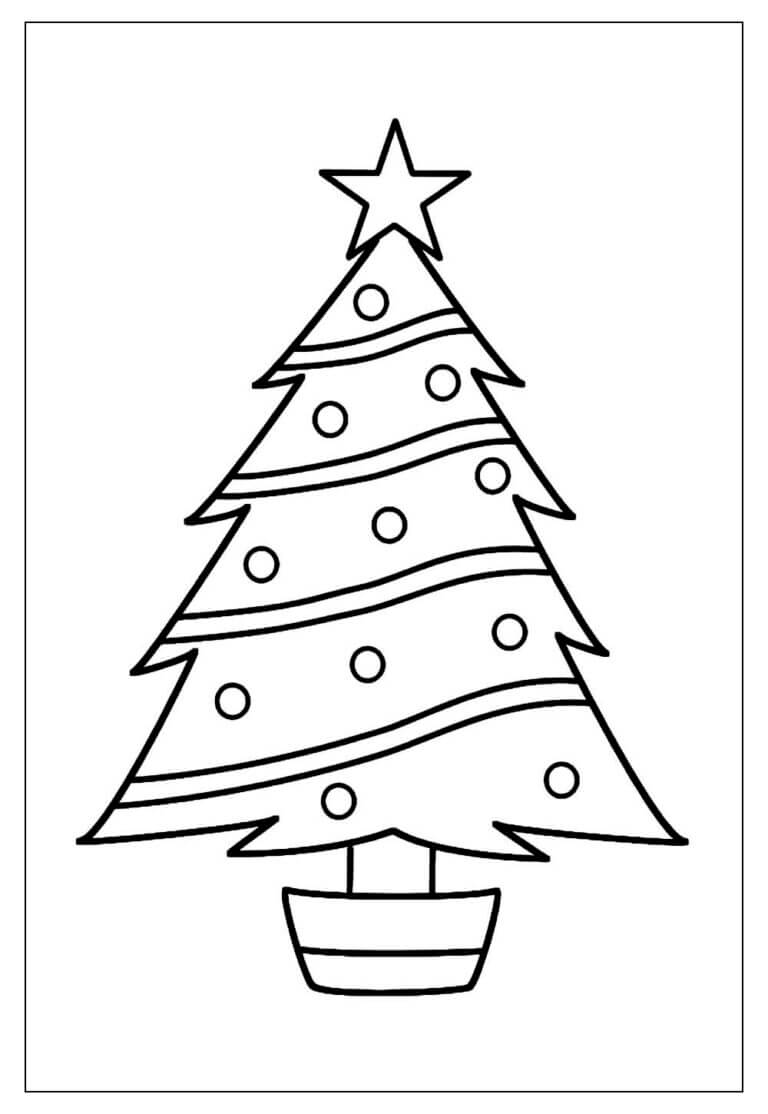 Desenho de Natal para imprimir