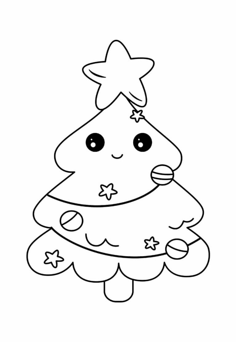 Desenho de Natal para imprimir