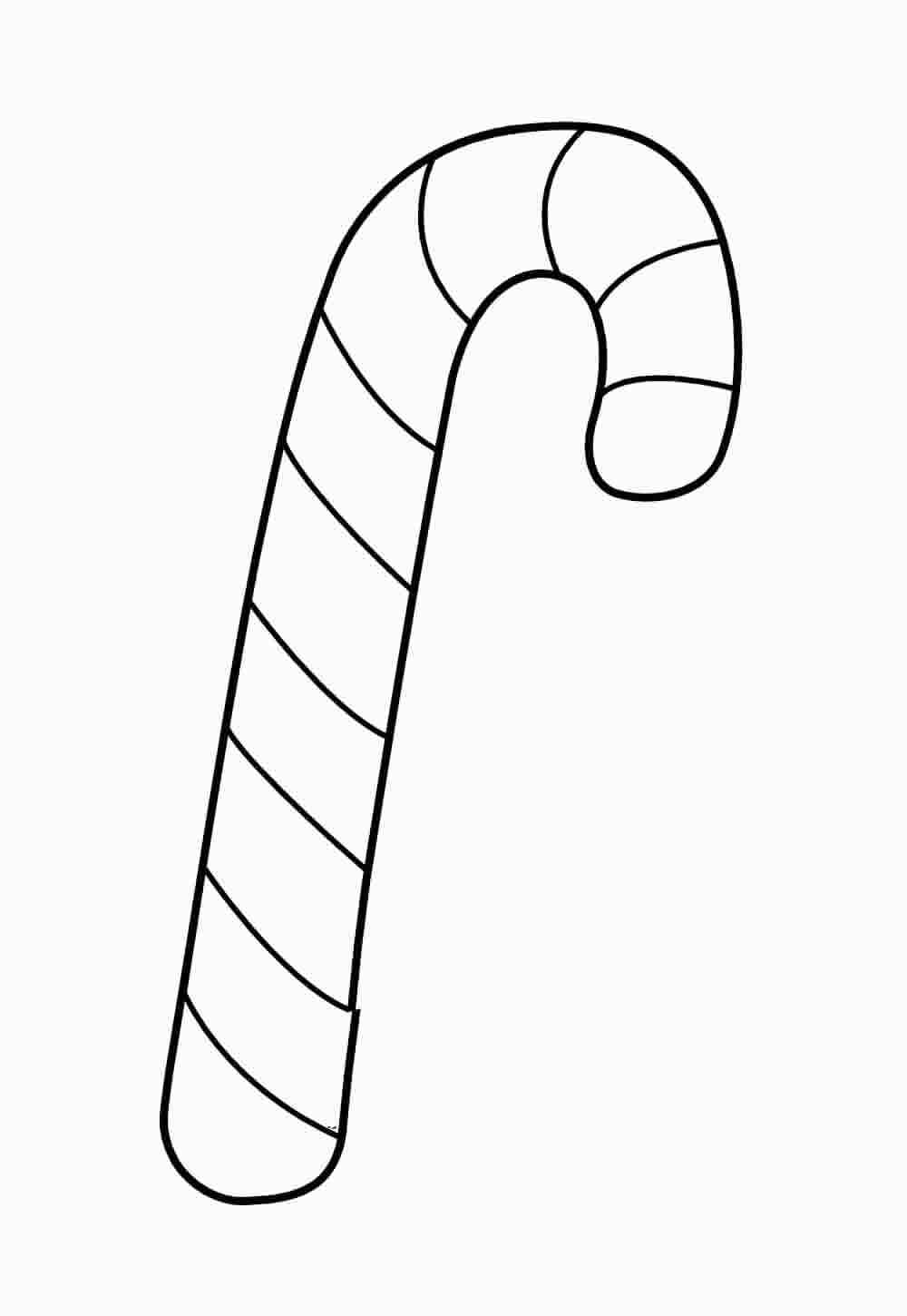 Desenho de Bengalas de Natal para imprimir