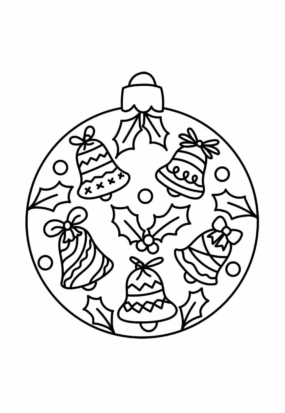 Desenho de Natal para imprimir