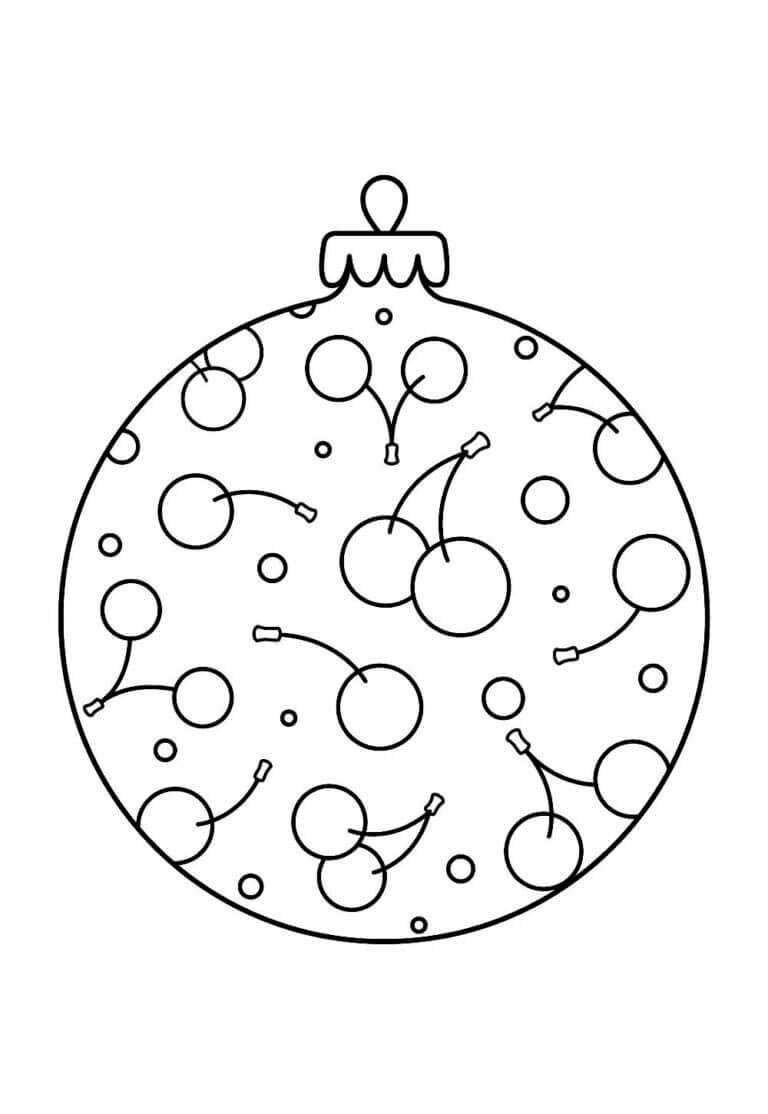 Desenho de Natal para imprimir