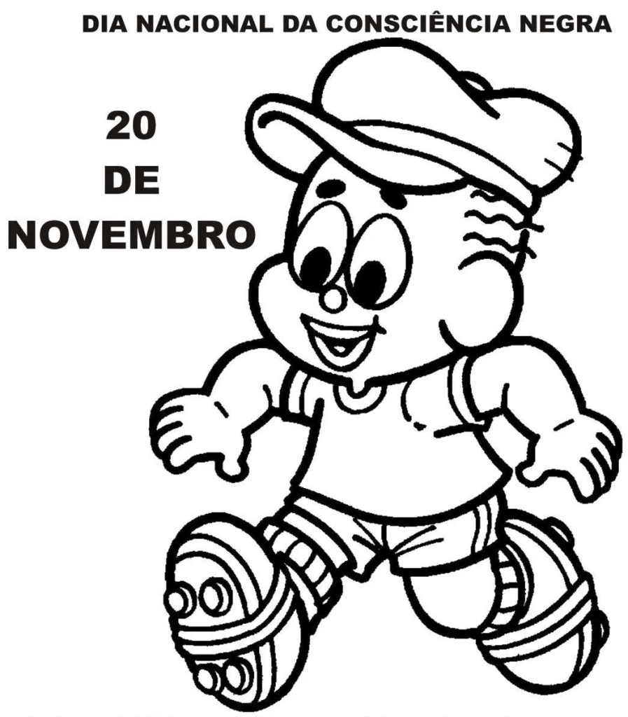 Desenho de Dia da Consciência Negra para imprimir