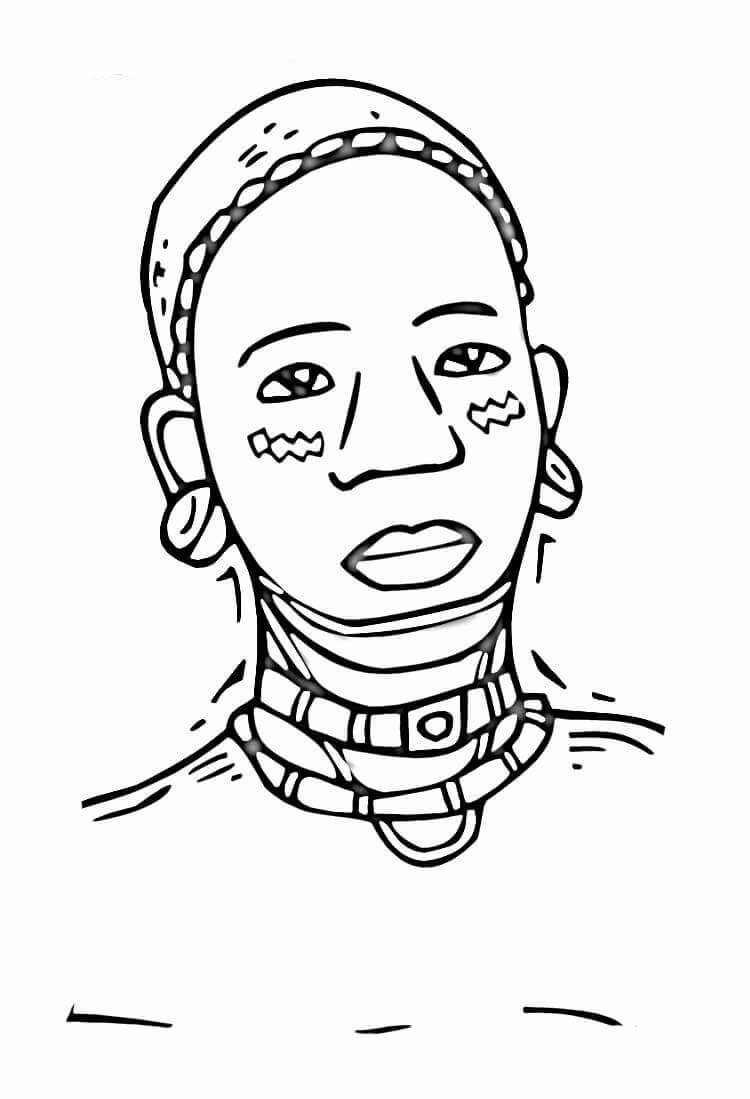 Desenho de Dia da Consciência Negra para imprimir