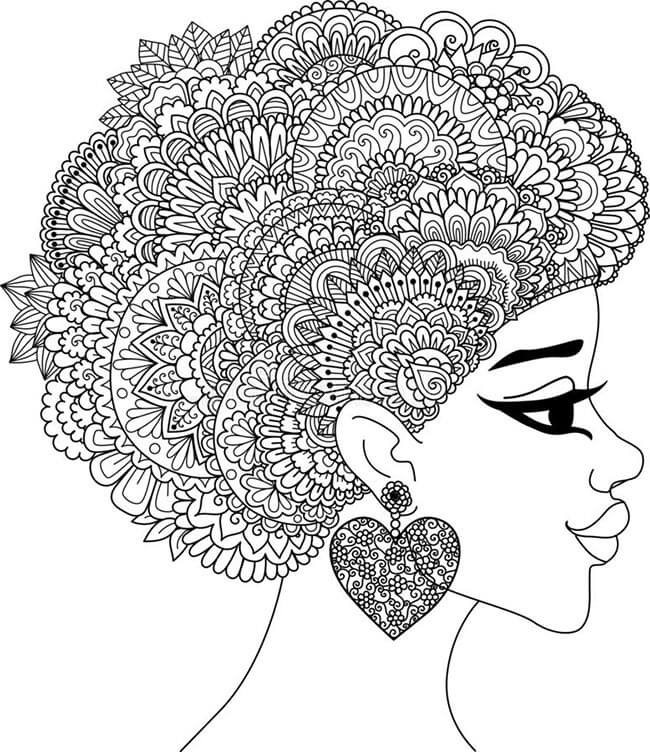 Desenho de Dia da Consciência Negra para imprimir
