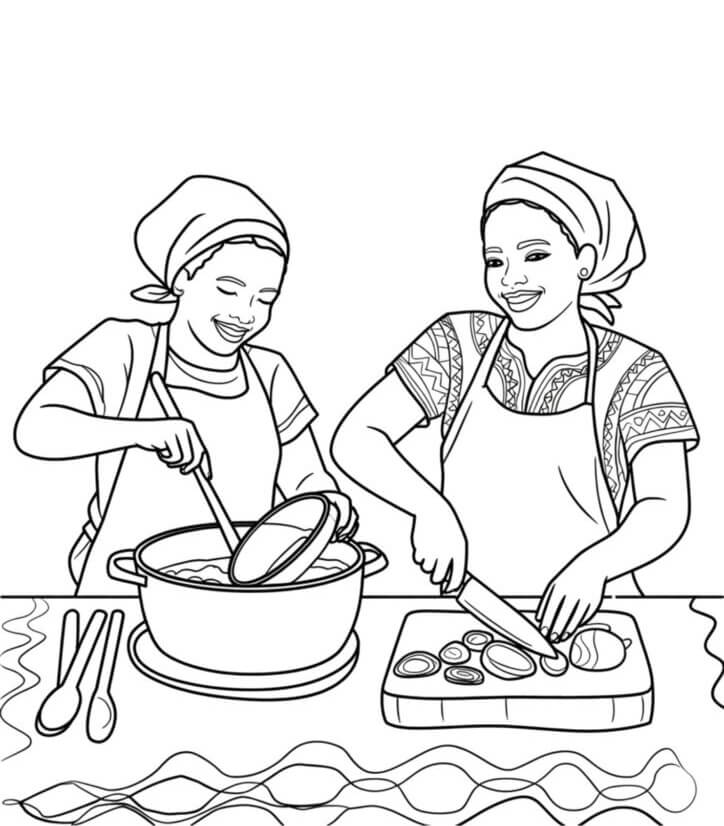 Desenho de Dia da Consciência Negra para imprimir