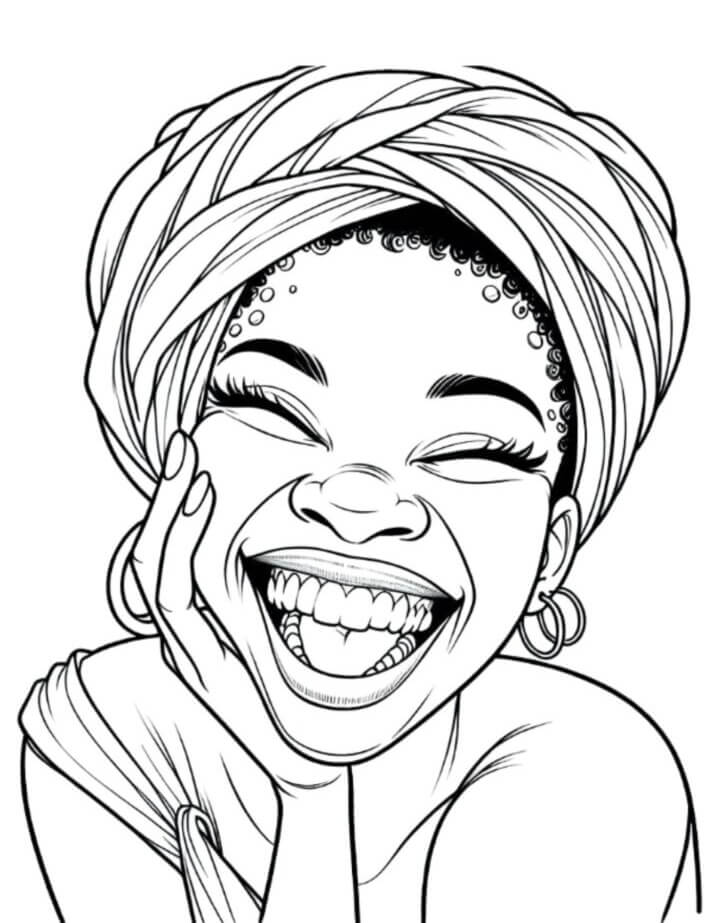 Desenho de Dia da Consciência Negra para imprimir