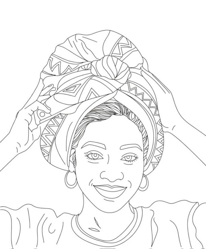 Desenho de Dia da Consciência Negra para imprimir
