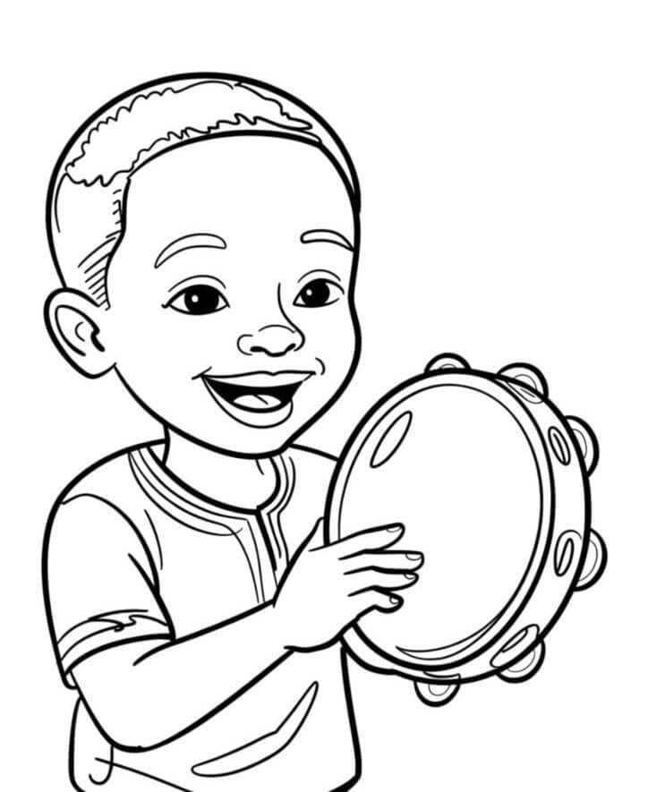 Desenho de Dia da Consciência Negra para imprimir