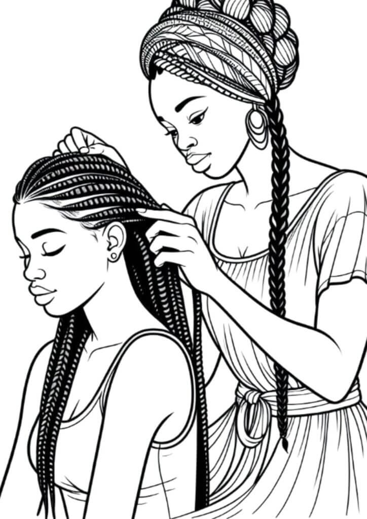 Desenho de Dia da Consciência Negra para imprimir