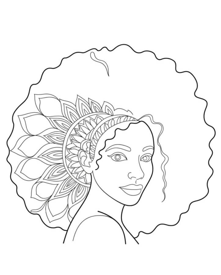 Desenho de Dia da Consciência Negra para imprimir