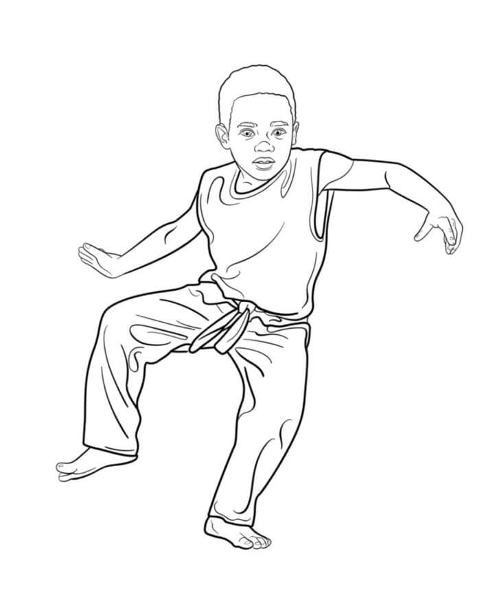 Desenho de Dia da Consciência Negra para imprimir