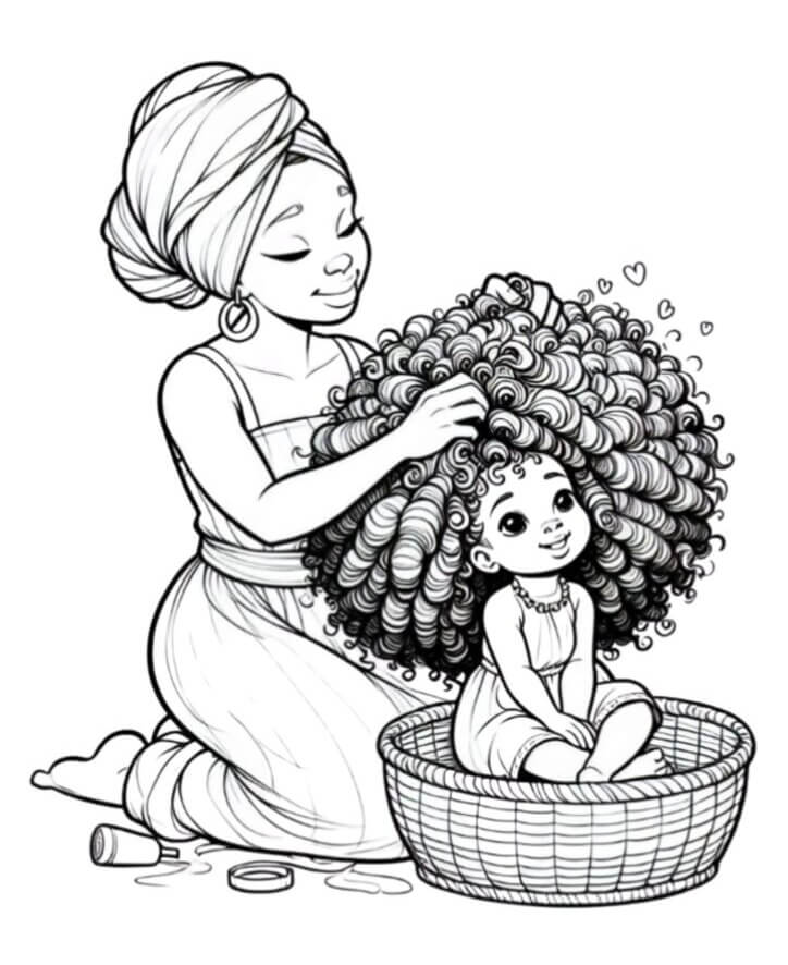 Desenho de Dia da Consciência Negra para imprimir