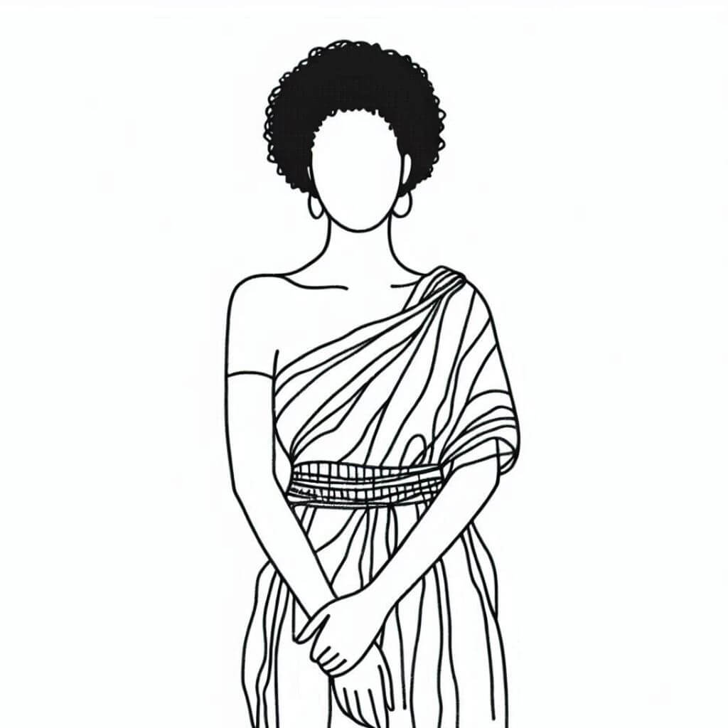 Desenho de Dia da Consciência Negra para imprimir
