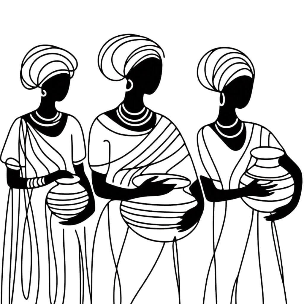 Desenho de Dia da Consciência Negra para imprimir