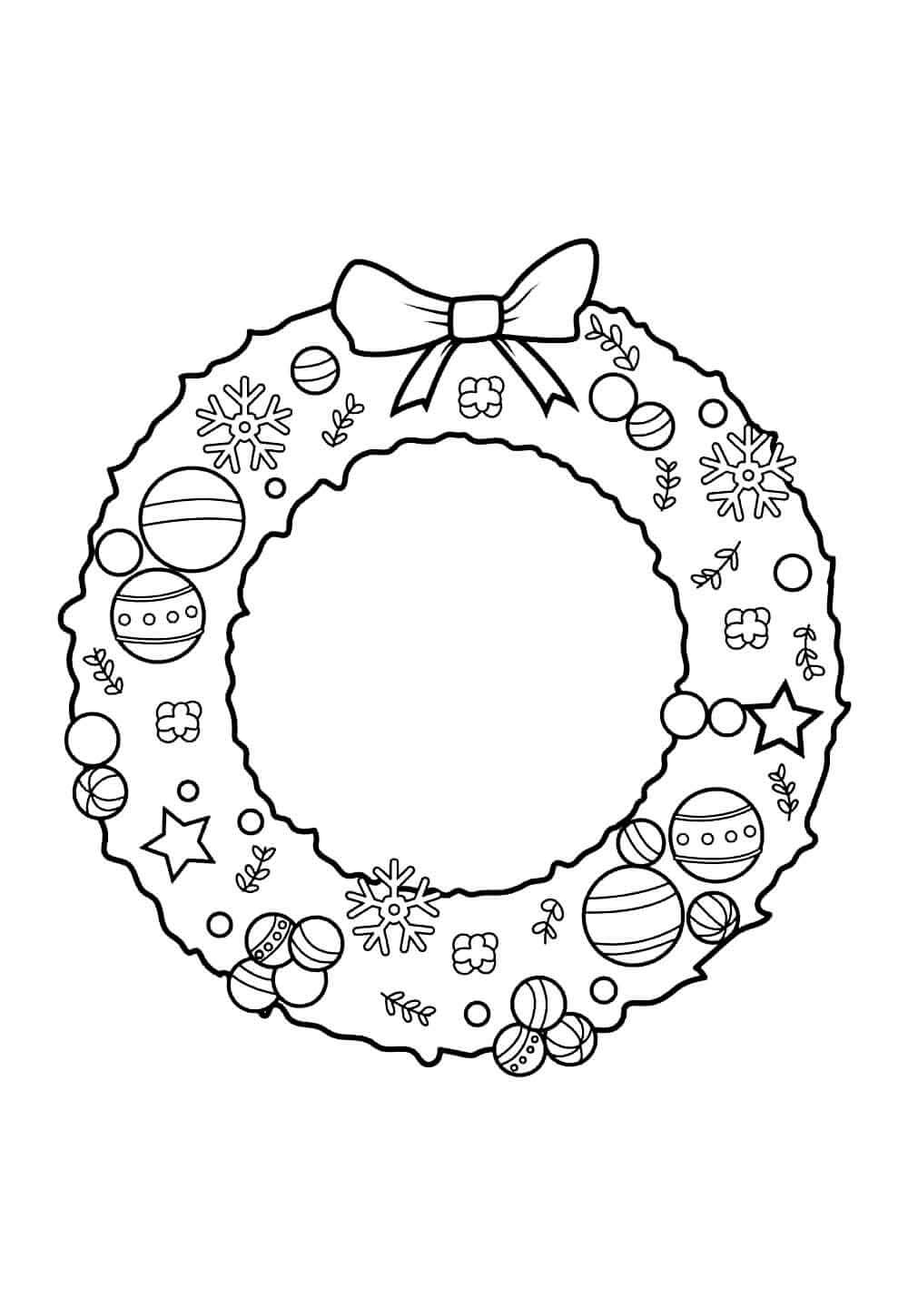 Desenho de Natal para imprimir